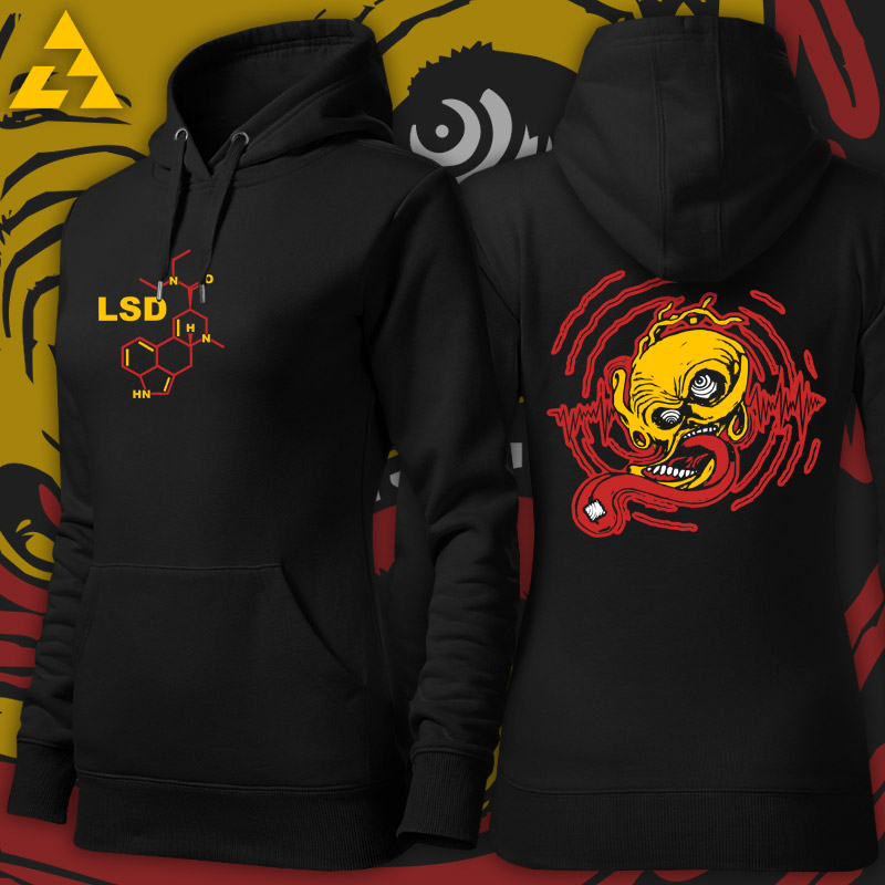 Mikina dámská tekno LSD head