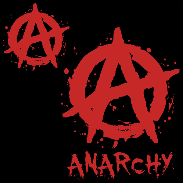 Mikina punk pánská Anarchy