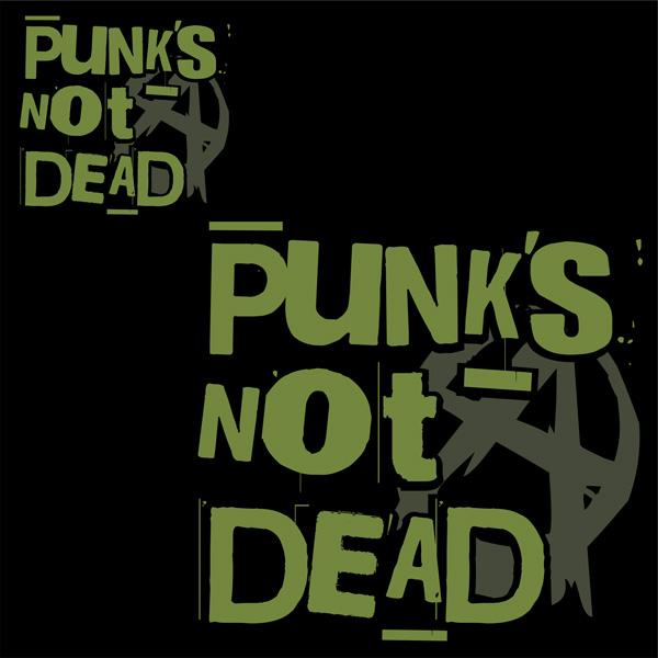 Mikina punk na zip Punk´s not dead
