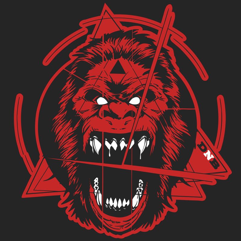 Mikina dnb dámská monkey