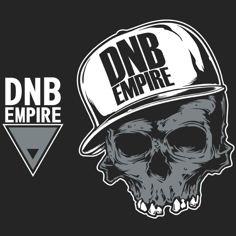 Mikina dnb dámská skull