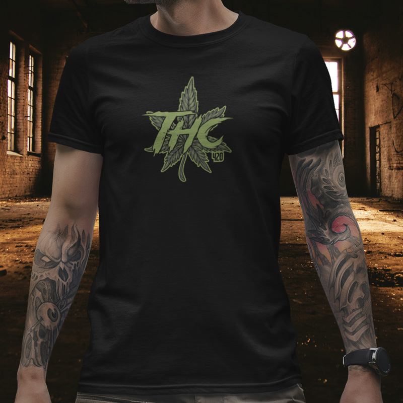 Tričko tekno pánské THC