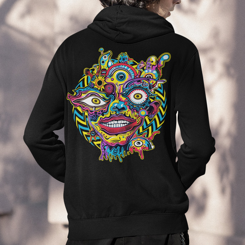 Mikina tekno pánská Psychedelic