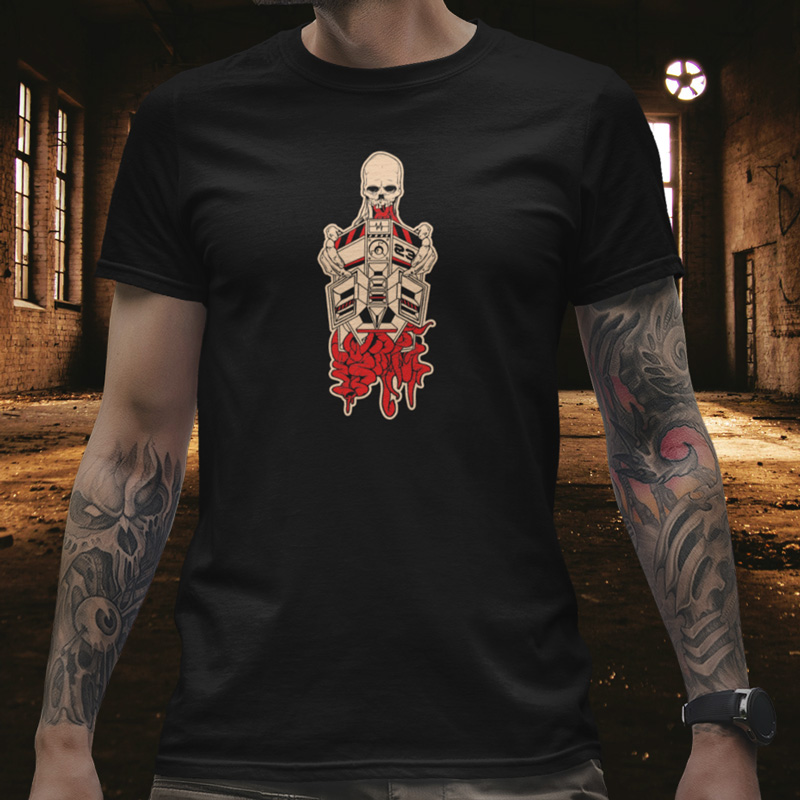 Tričko tekno pánské Zombie