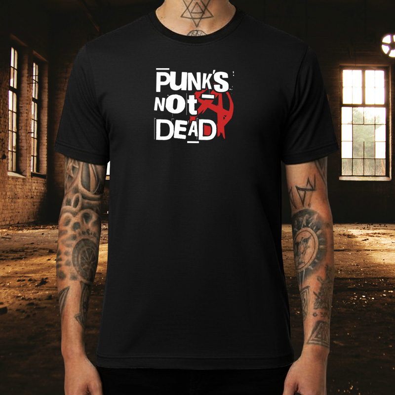 Tričko punk pánské Punks not dead