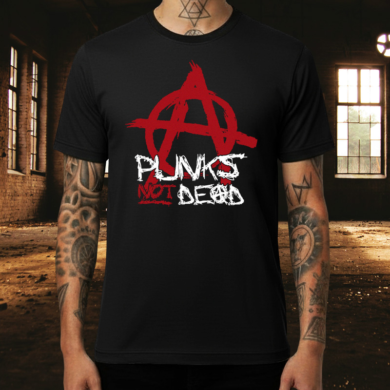 Tričko punk pánské Punks not dead