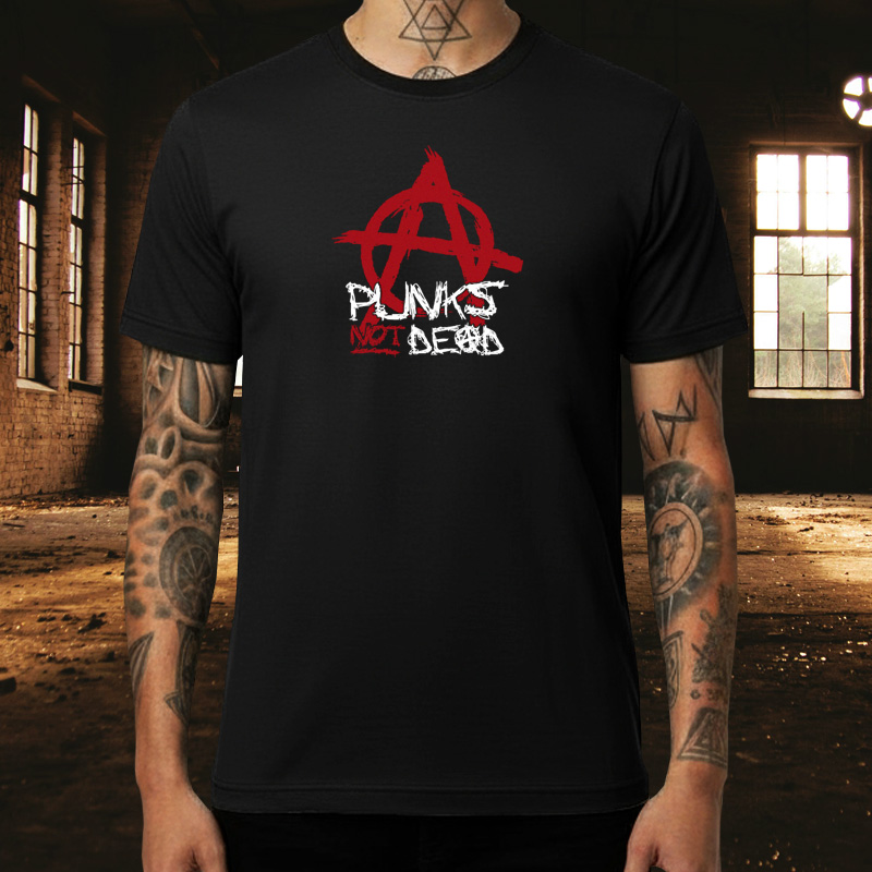 Tričko punk pánské Punks not dead