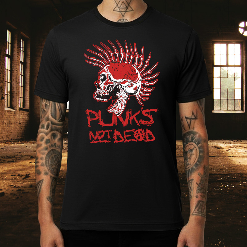 Tričko punk pánské Punks not dead