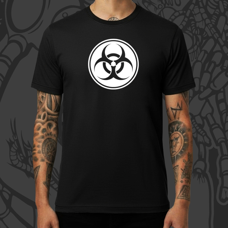 Tričko tekno pánské Biohazard octopus