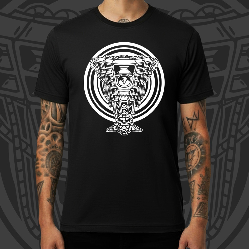 Tričko tekno pánské Reproduktor