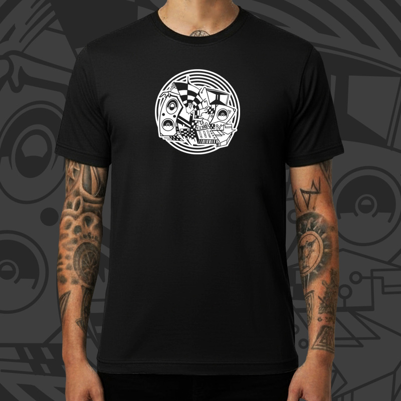 Tričko tekno pánské DJ