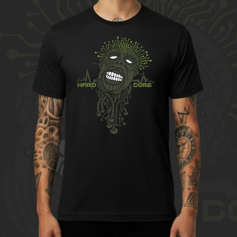 Tričko tekno pánské Hardcore