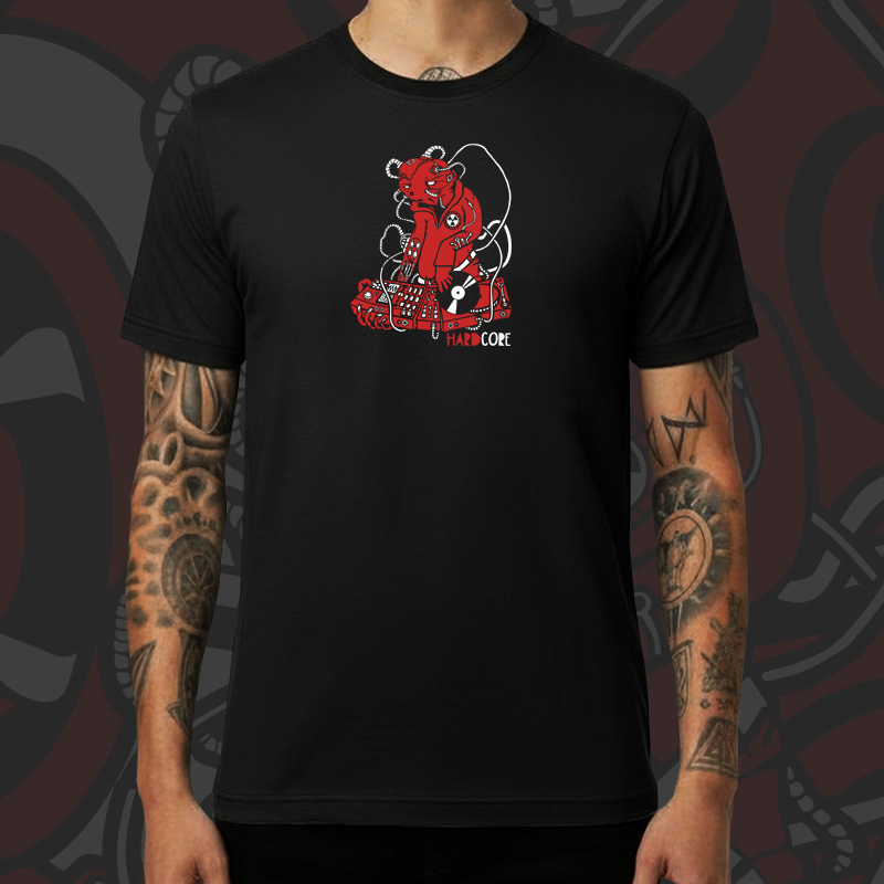Tričko tekno pánské Hardcore
