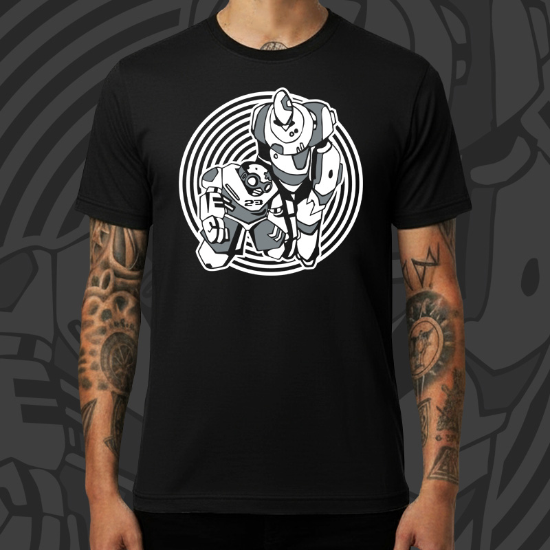 Tričko tekno pánské Robots