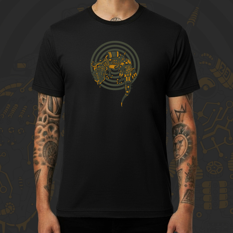 Tričko tekno pánské Lizard