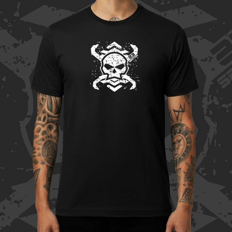 Tričko tekno pánské Skull 23