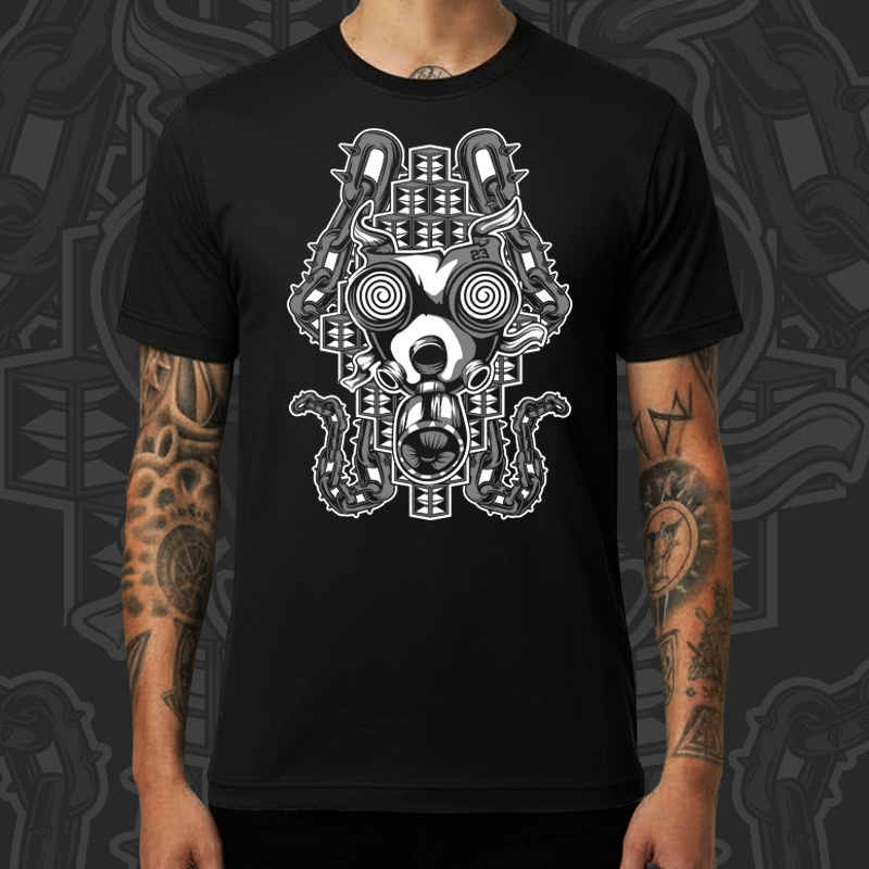 Tričko tekno pánské Sound system