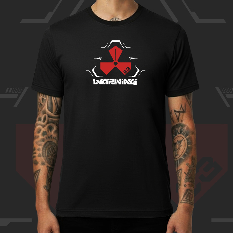Tričko tekno pánské Warning