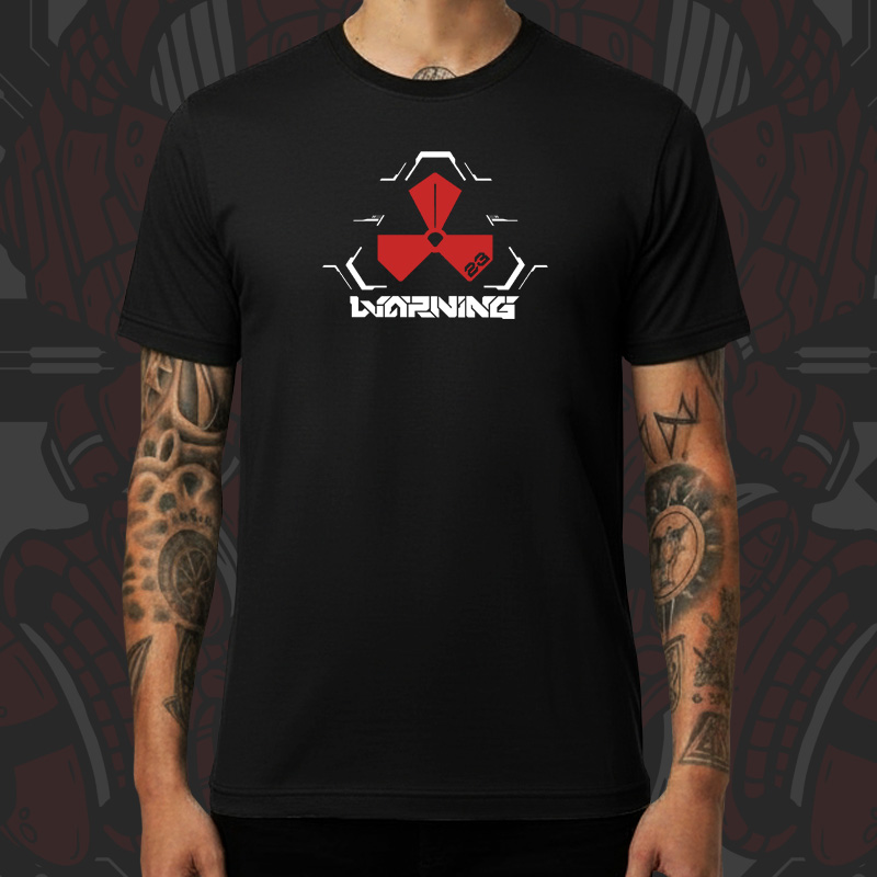 Tričko tekno pánské Warning