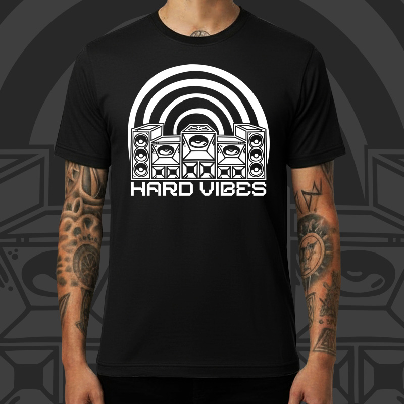 Tričko tekno pánské Hard vibes