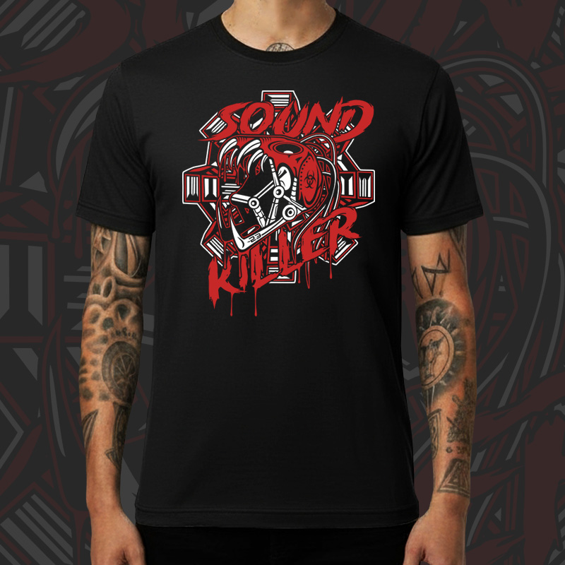 Tričko tekno pánské Sound killer