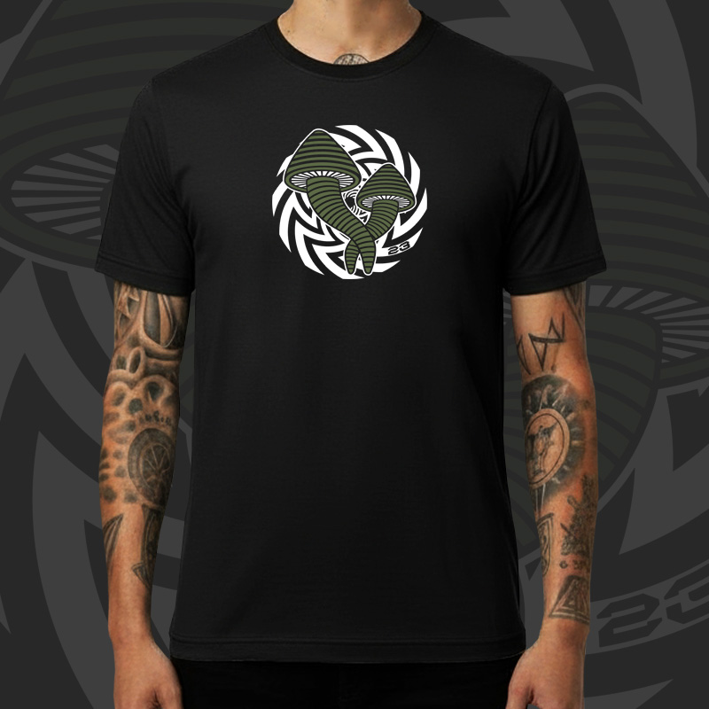 Tričko tekno pánské Magic mushrooms