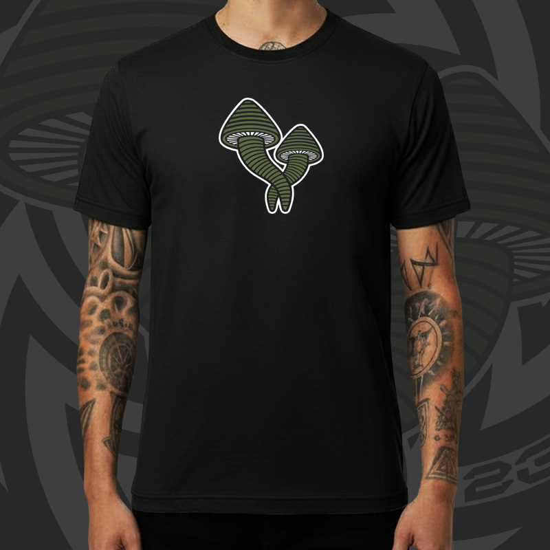 Tričko tekno pánské Magic mushrooms