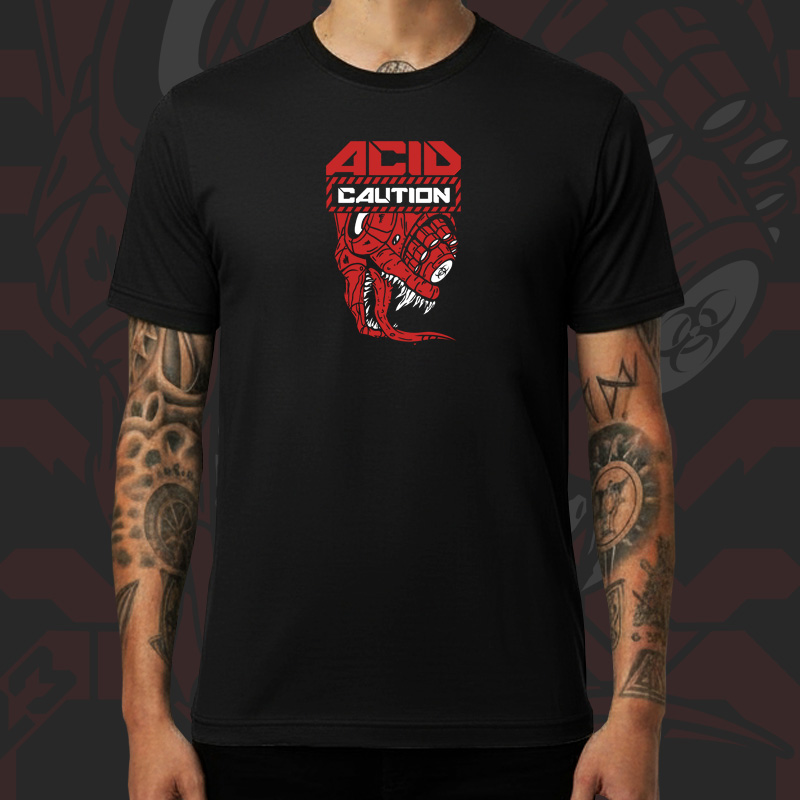 Tričko tekno pánské Caution