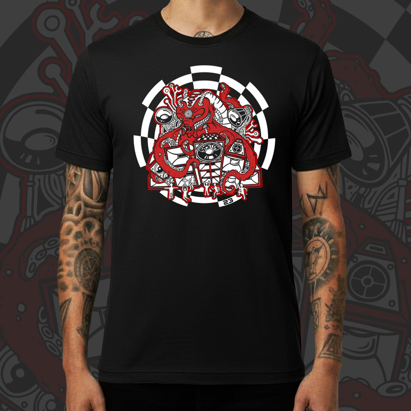 Tričko tekno pánské Lizard