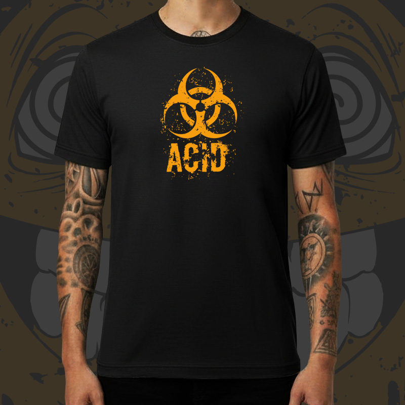 Tričko tekno pánské Acid smile