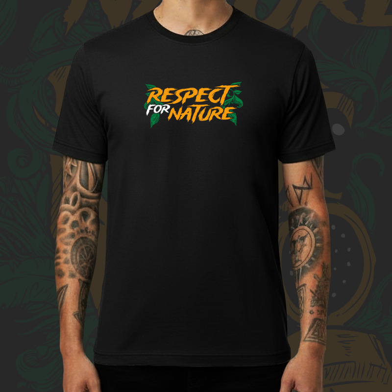 Tričko tekno pánské Respect for nature