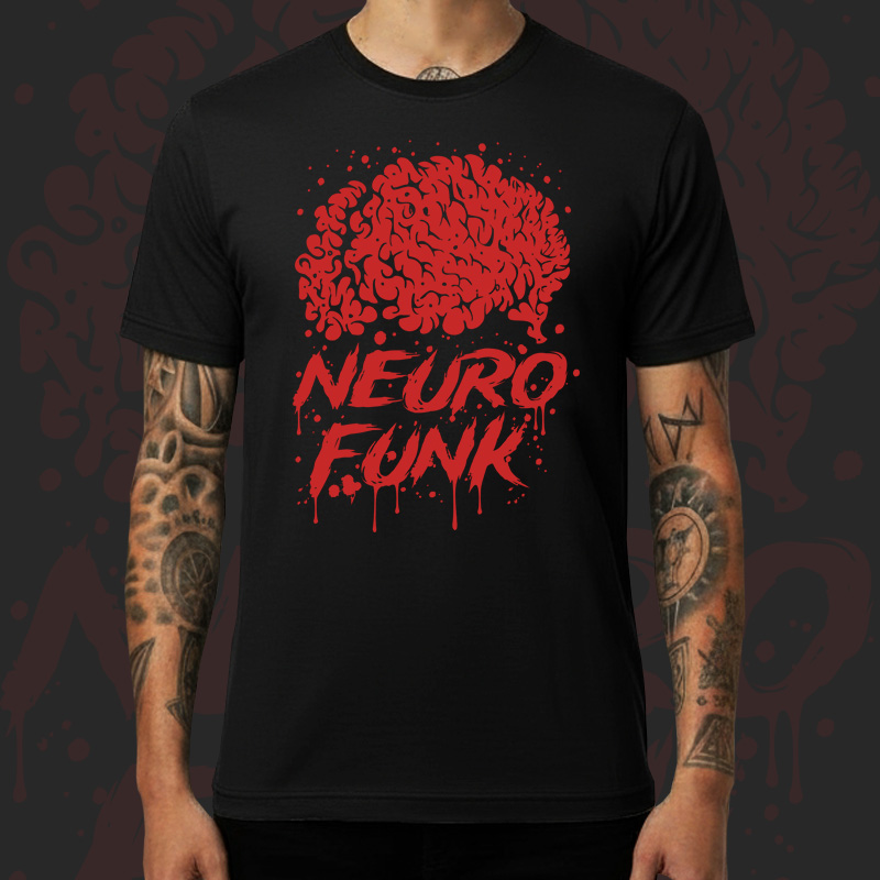 Tričko dnb, drum and bass pánské Neurofunk