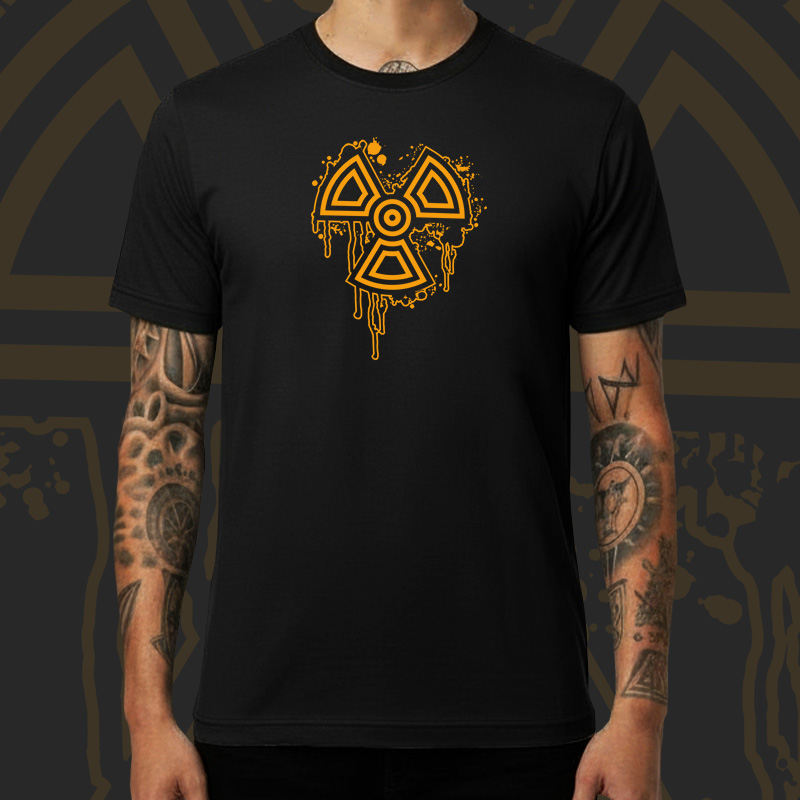 Tričko dnb, drum and bass pánské Radioactive