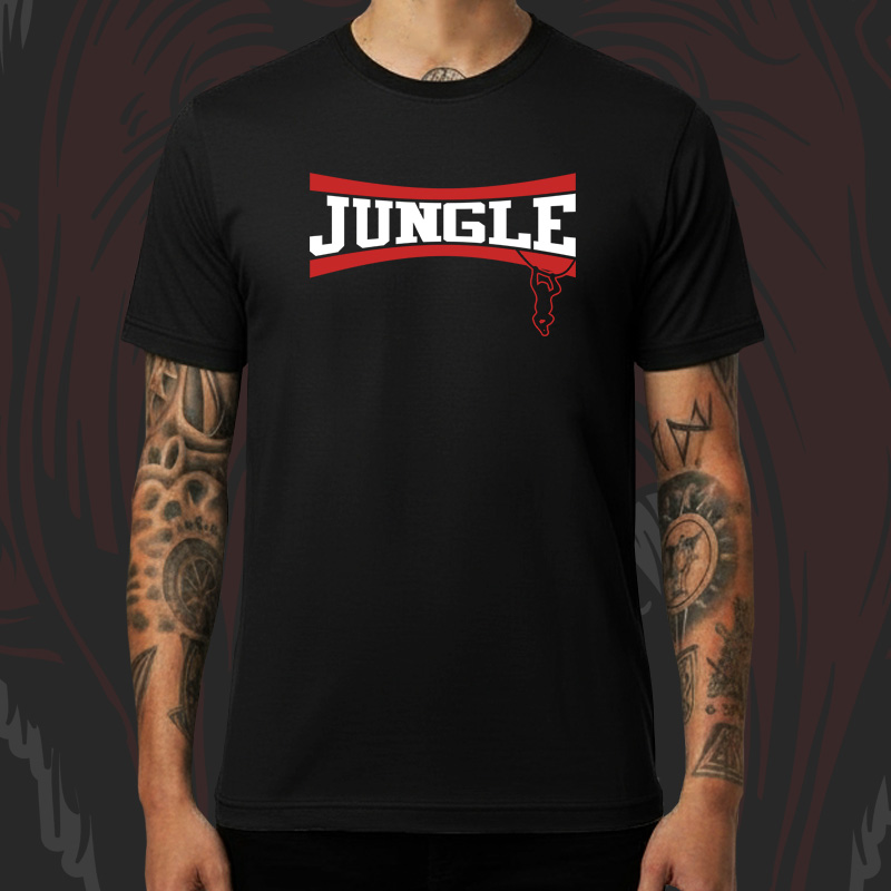 Tričko dnb, drum and bass pánské Jungle