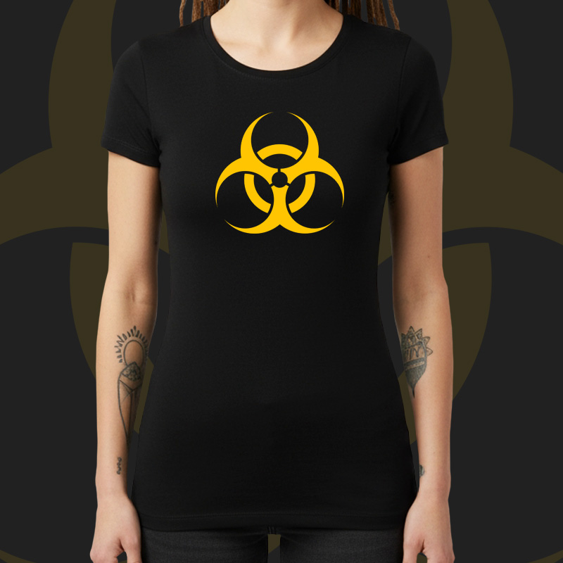 Tričko dnb, drum and bass dámské Biohazard