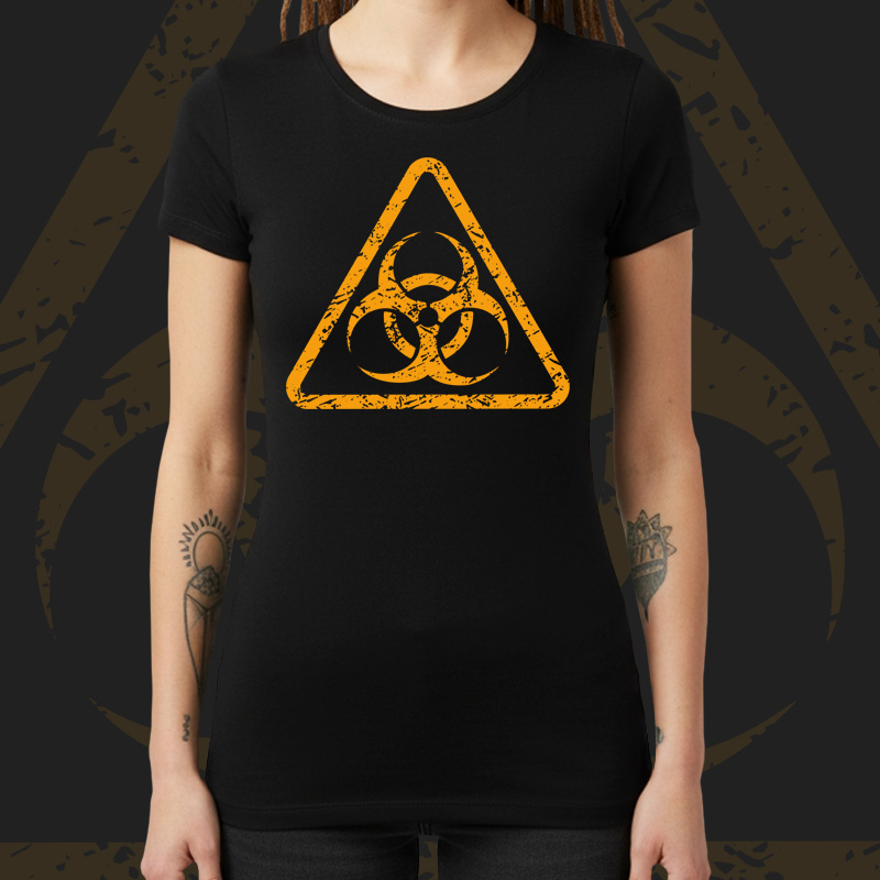 Tričko dnb, drum and bass dámské Biohazard