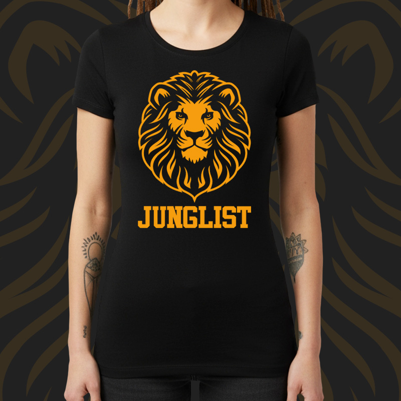 Tričko dnb, drum and bass dámské Junglist