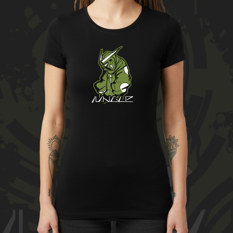 Tričko dnb, drum and bass dámské Jungle