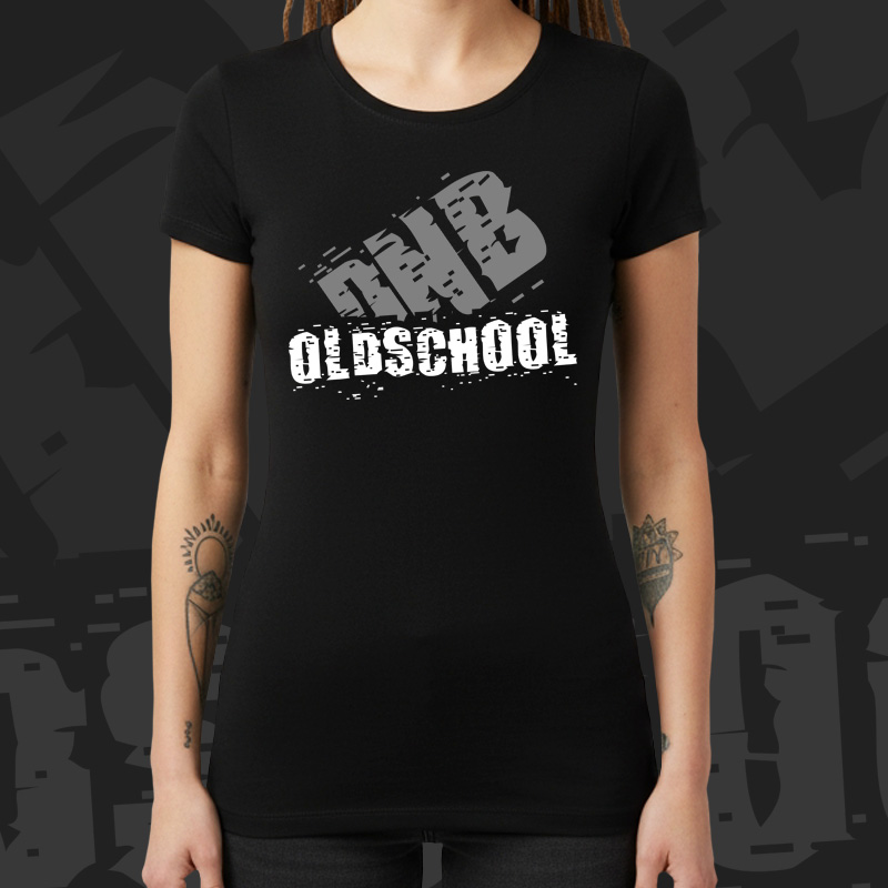 Tričko dnb, drum and bass dámské Oldschool
