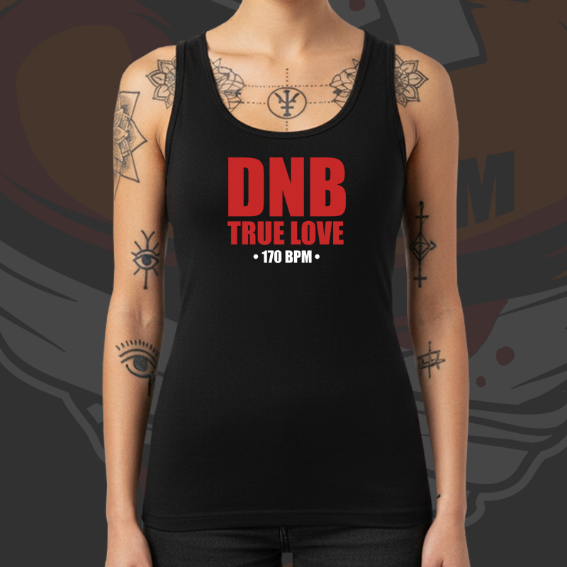 Tílko dnb, drum and bass dámké True love