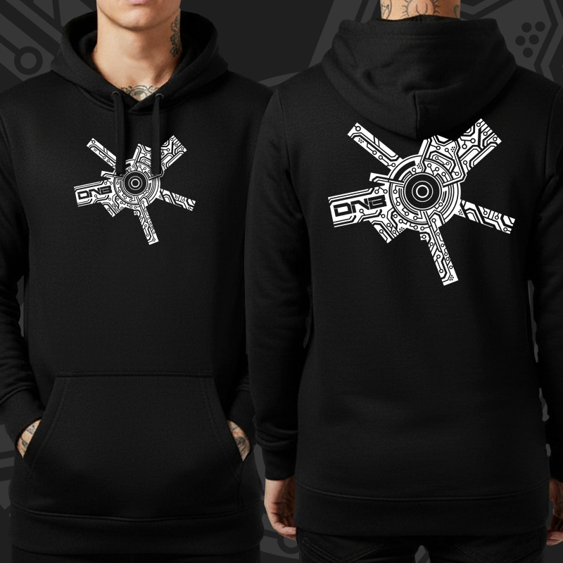 Mikina dnb, drum and bass klokanka