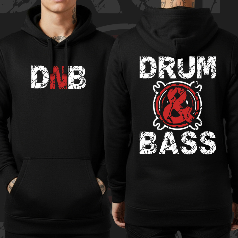 Mikina dnb, drum and bass klokanka