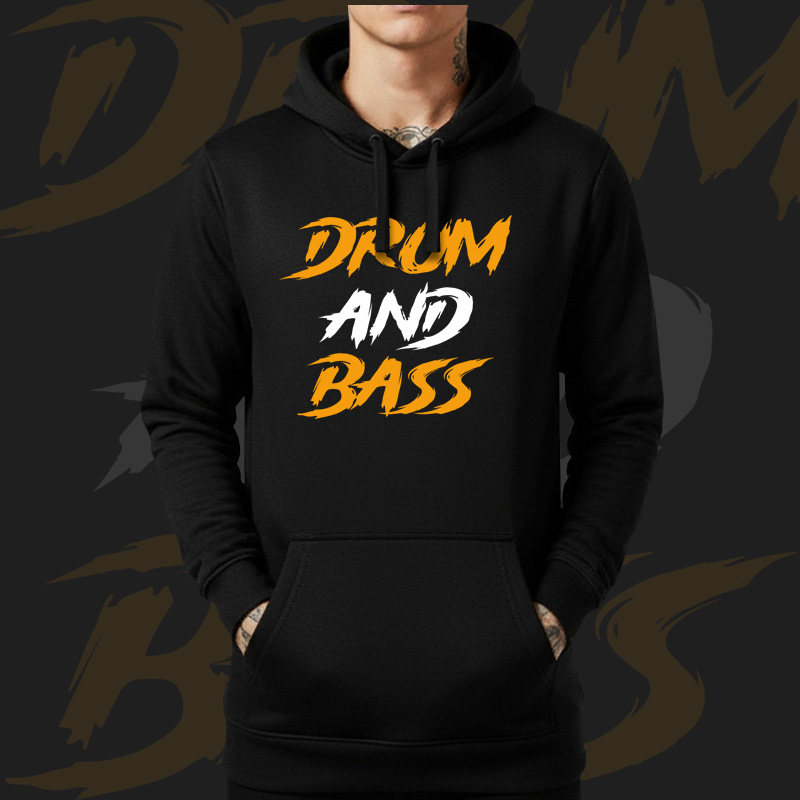 Mikina dnb, drum and bass klokanka