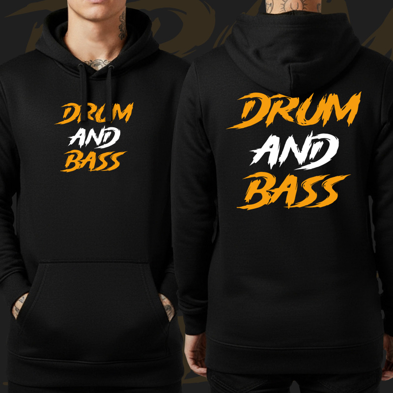 Mikina dnb, drum and bass klokanka