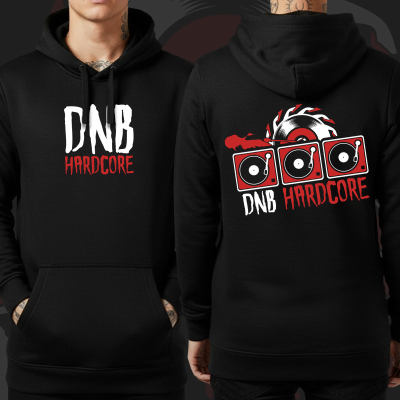 Mikina dnb, drum and bass klokanka Hardcore