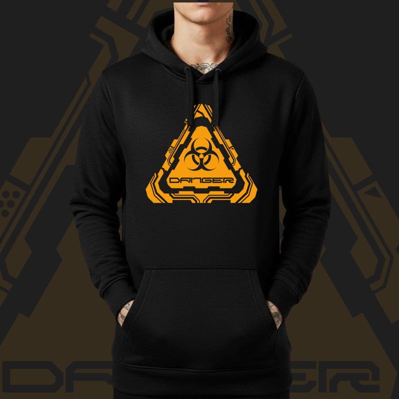 Mikina dnb, drum and bass klokanka Danger