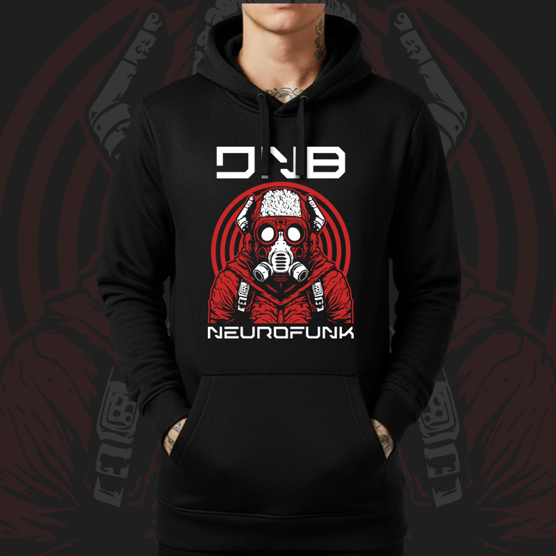 Mikina dnb, drum and bass klokanka Neurofunk