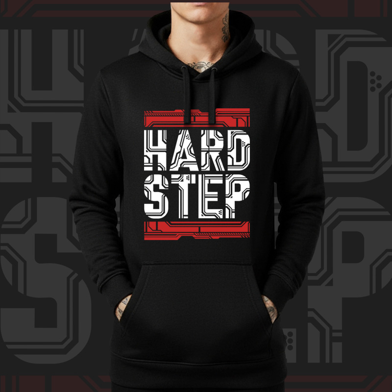 Mikina dnb, drum and bass klokanka Hardstep