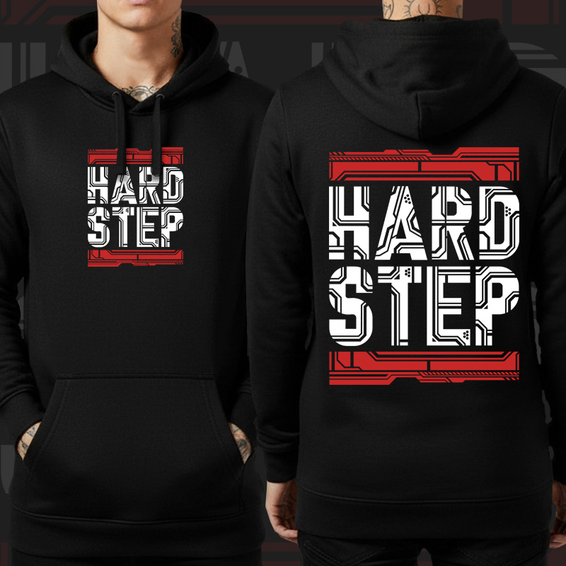 Mikina dnb, drum and bass klokanka Hardstep