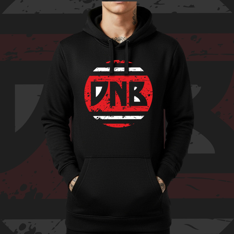 Mikina dnb, drum and bass klokanka